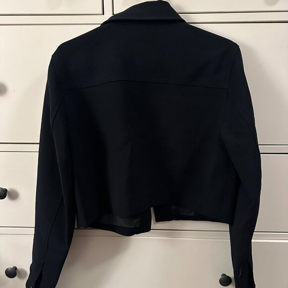 Aritzia Wilfred Little Cropped Jacket - Crepette in Black Size XS - Picture 3 of 4